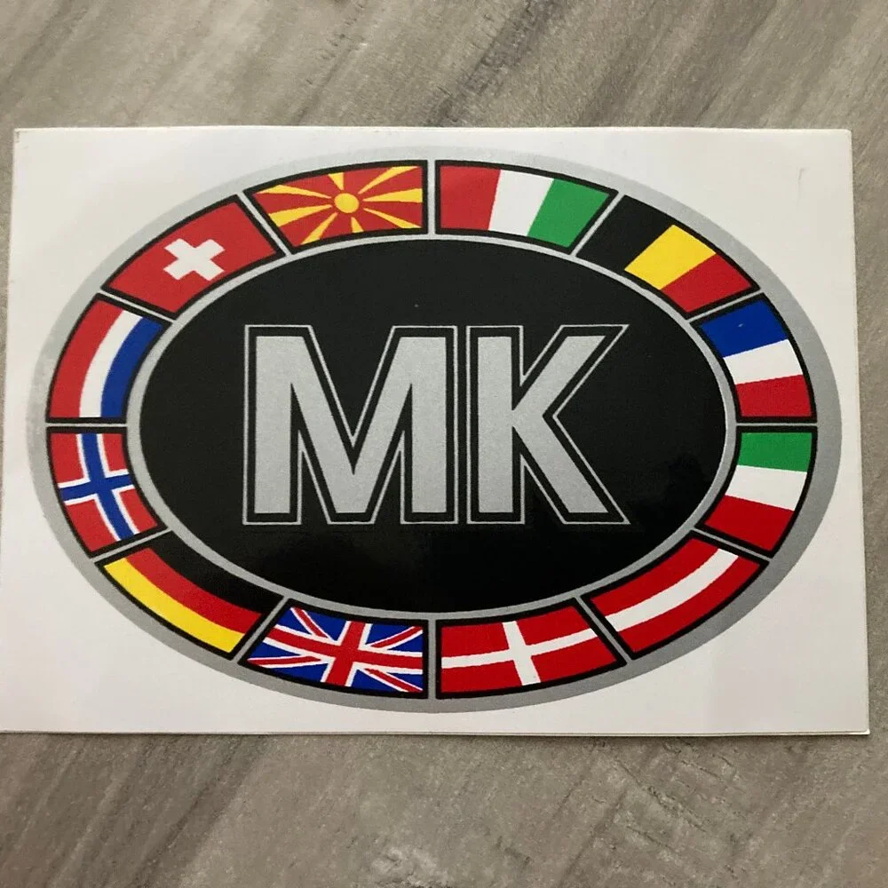 RARE VINTAGE Macedonia Car Sticker